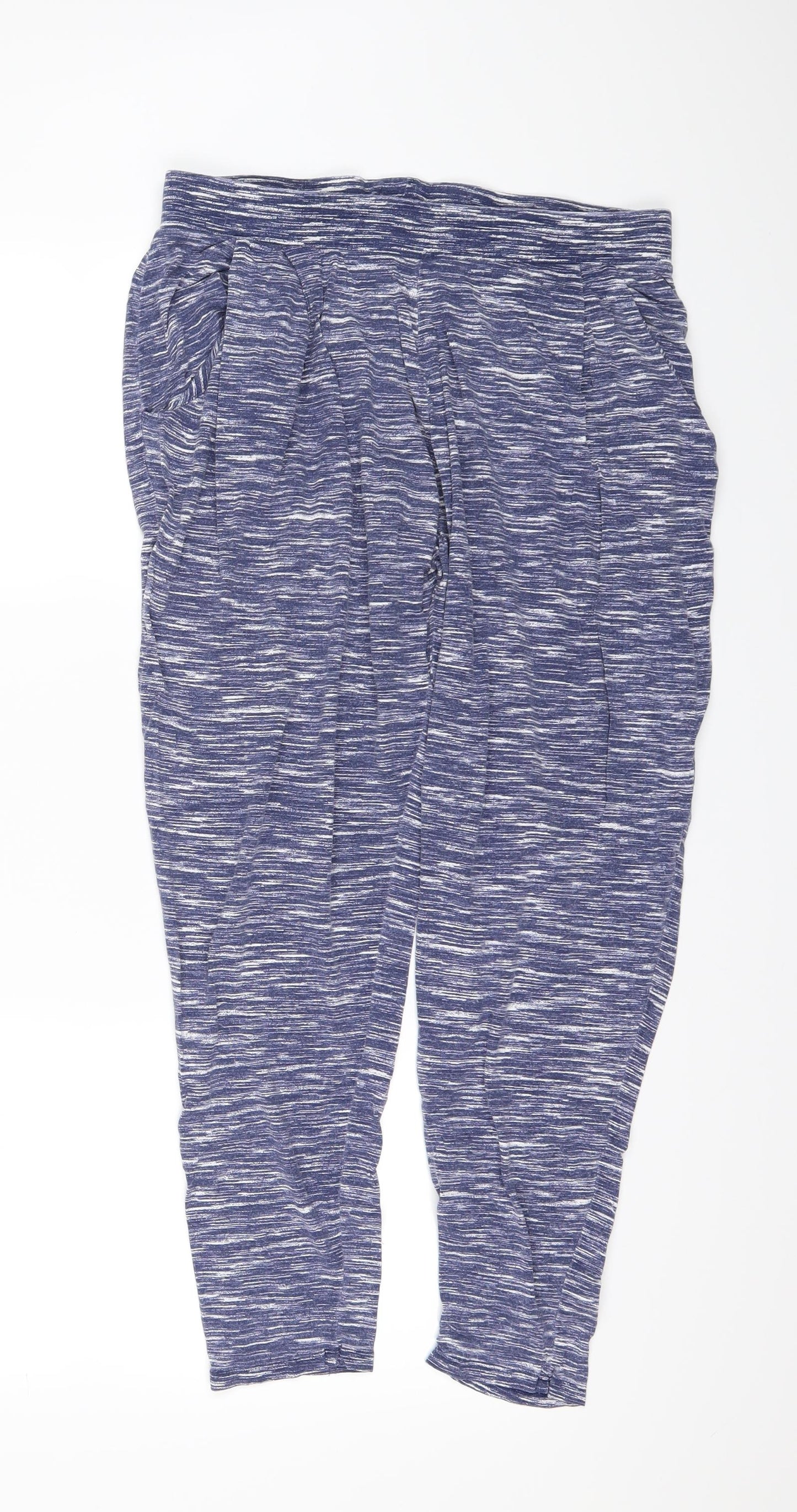 F&F Womens Blue   Jogger Leggings Size 12 L24 in
