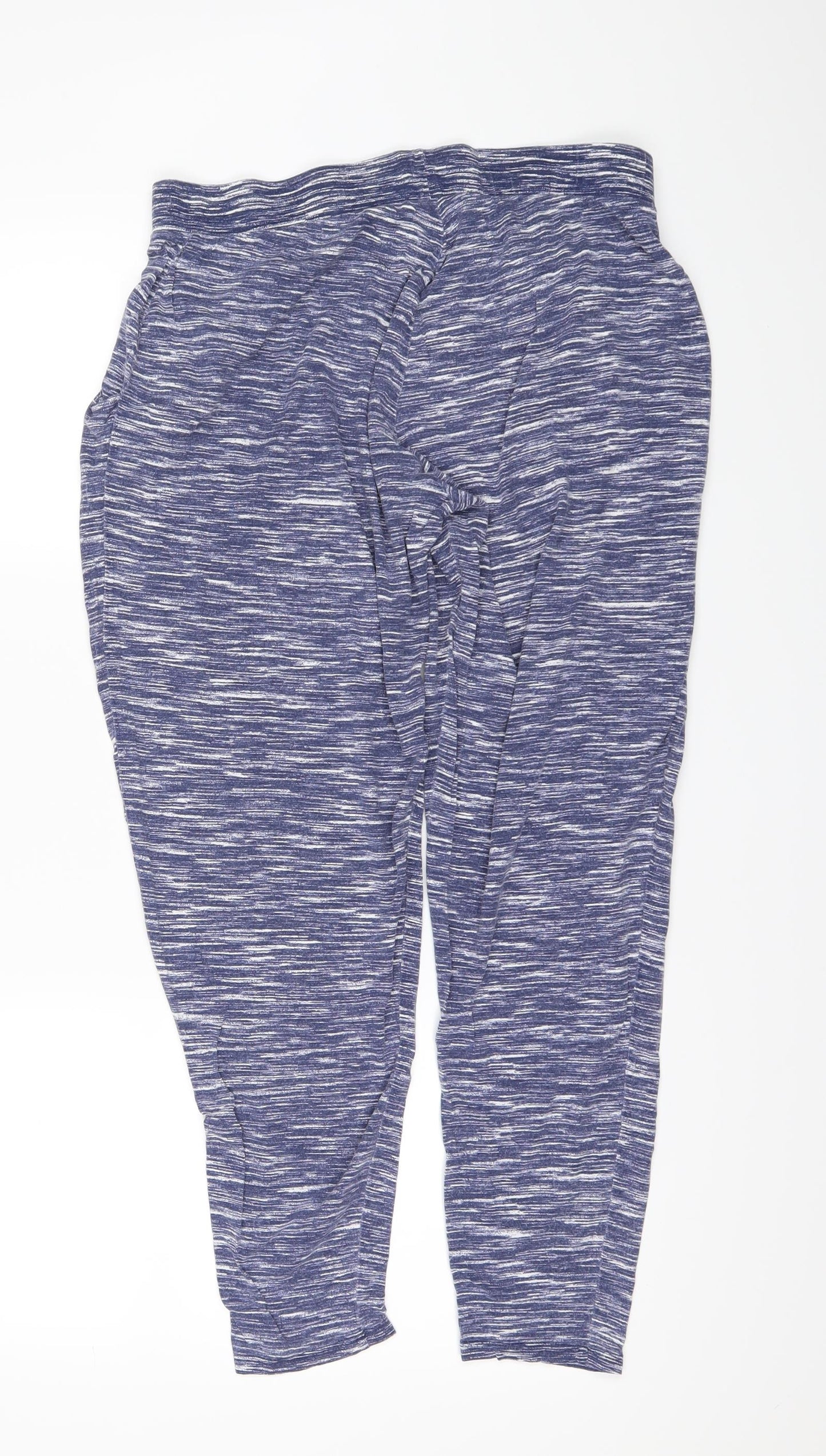 F&F Womens Blue   Jogger Leggings Size 12 L24 in