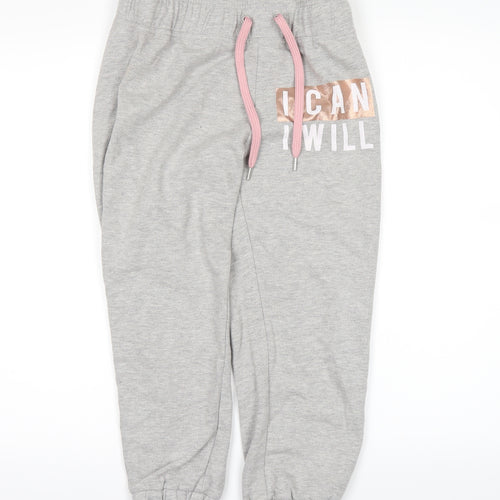 Very Womens Grey   Sweatpants Trousers Size 8 L20 in