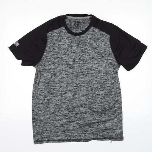 Crunch Mens Black    T-Shirt Size L