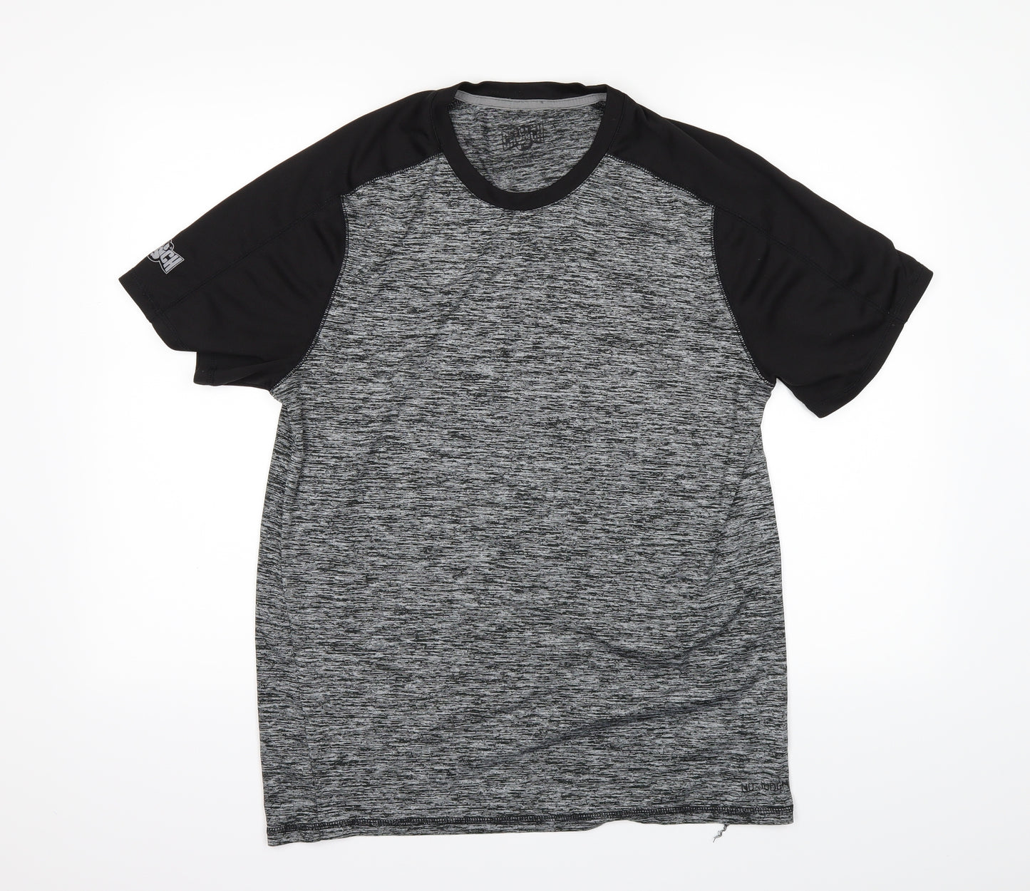Crunch Mens Black    T-Shirt Size L