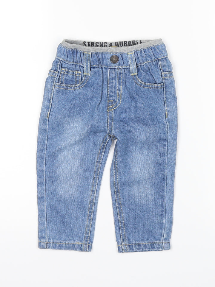knit so bad Baby Blue    Jeans Size 12 Months