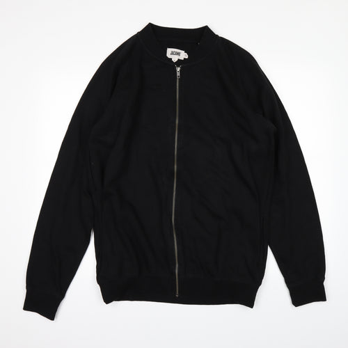 Jacamo Mens Black   Bomber Jacket Jacket Size M