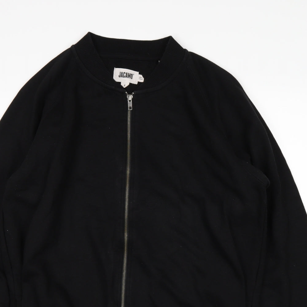Jacamo Mens Black   Bomber Jacket Jacket Size M