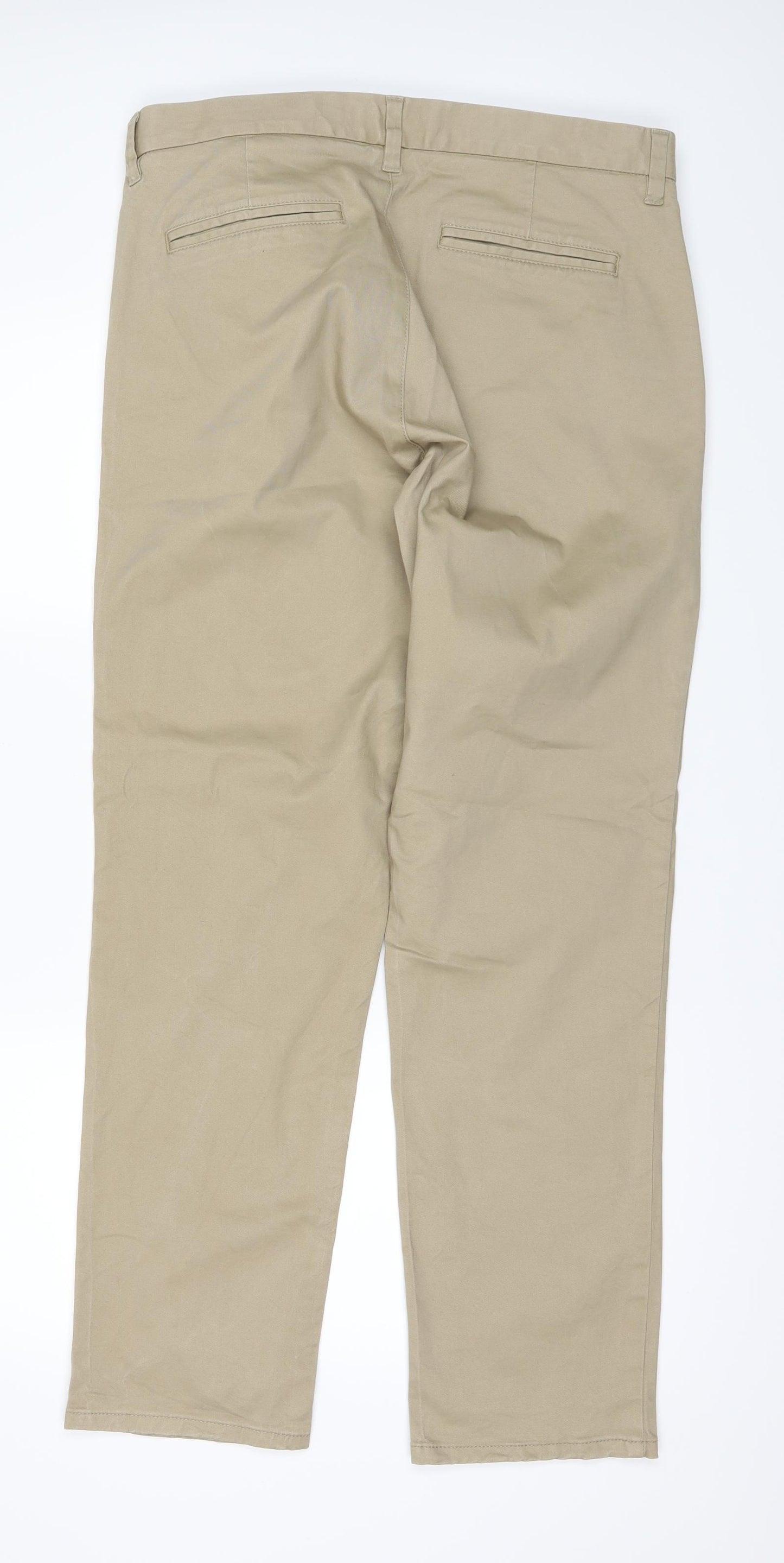 NEXT Mens Brown   Chino Trousers Size 34 L29 in