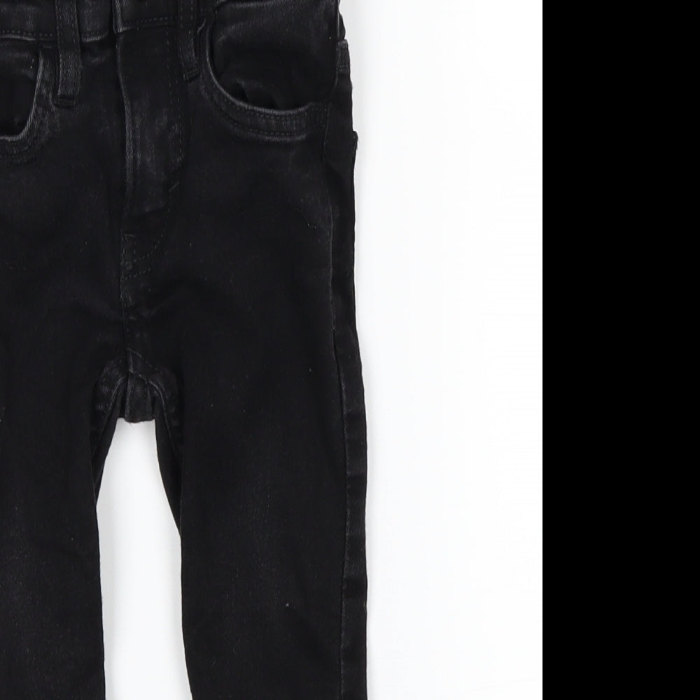 Preworn Baby Black    Jeans Size 18-24 Months
