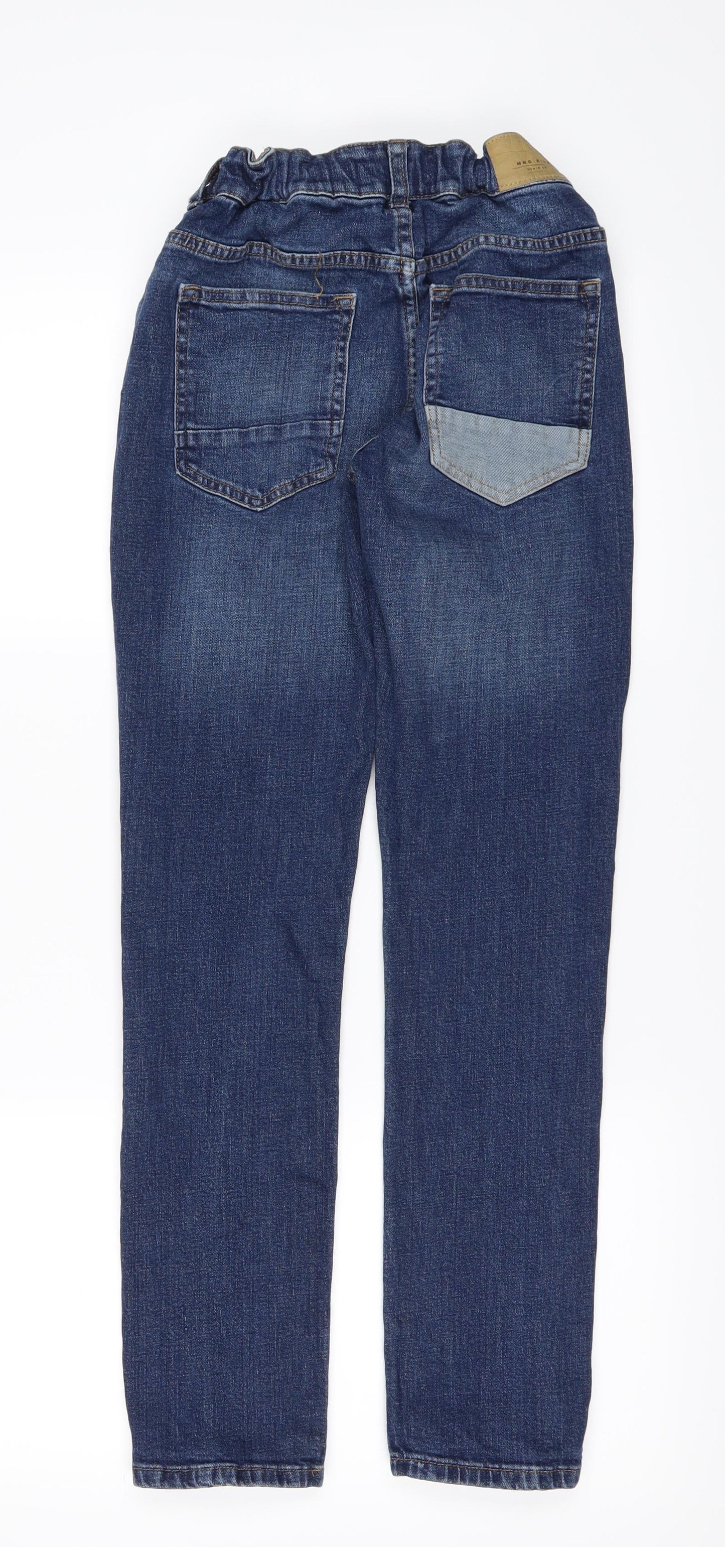 Mango Girls Blue  Denim Straight Jeans Size 13-14 Years