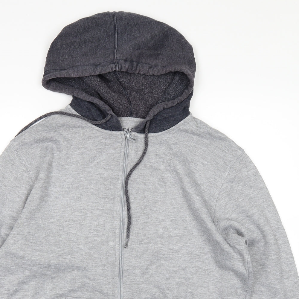 Easy Mens Grey   Full Zip Hoodie Size M