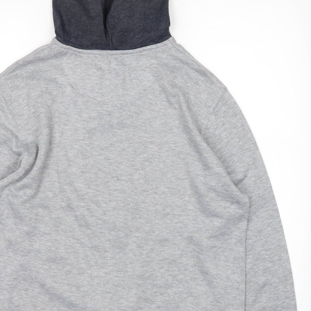 Easy Mens Grey   Full Zip Hoodie Size M