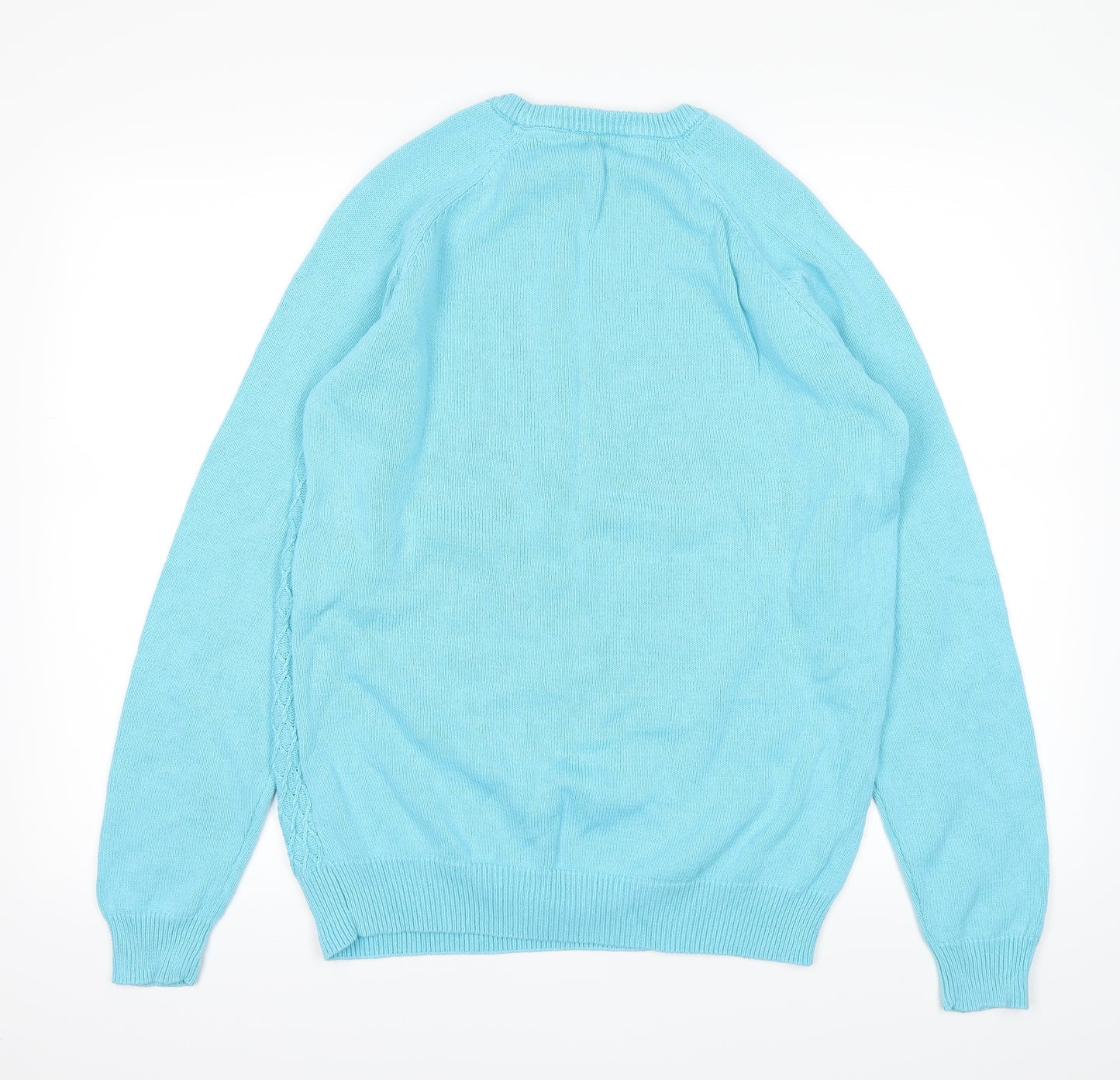 Cotton Traders Mens Blue   Pullover Jumper Size M