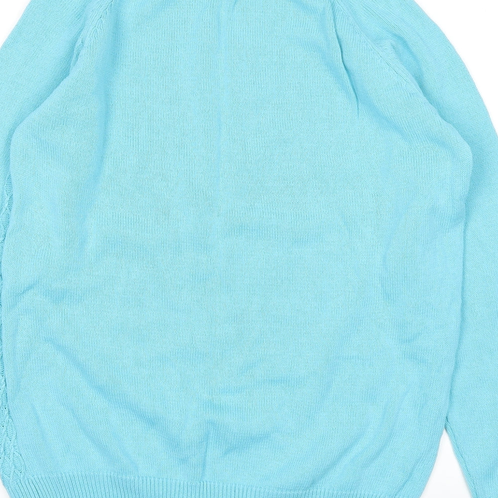 Cotton Traders Mens Blue   Pullover Jumper Size M