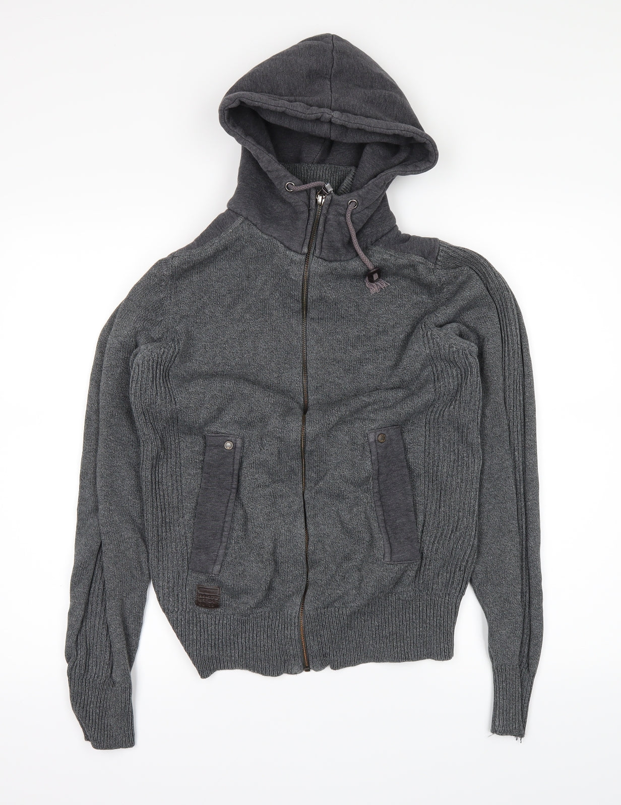 NEXT Mens Grey   Full Zip Hoodie Size S