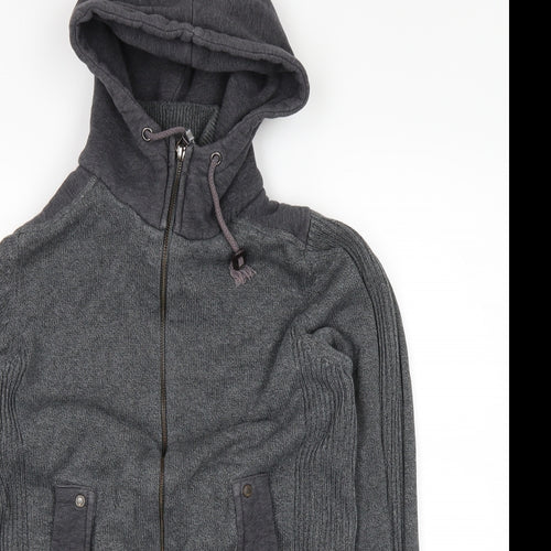 NEXT Mens Grey   Full Zip Hoodie Size S