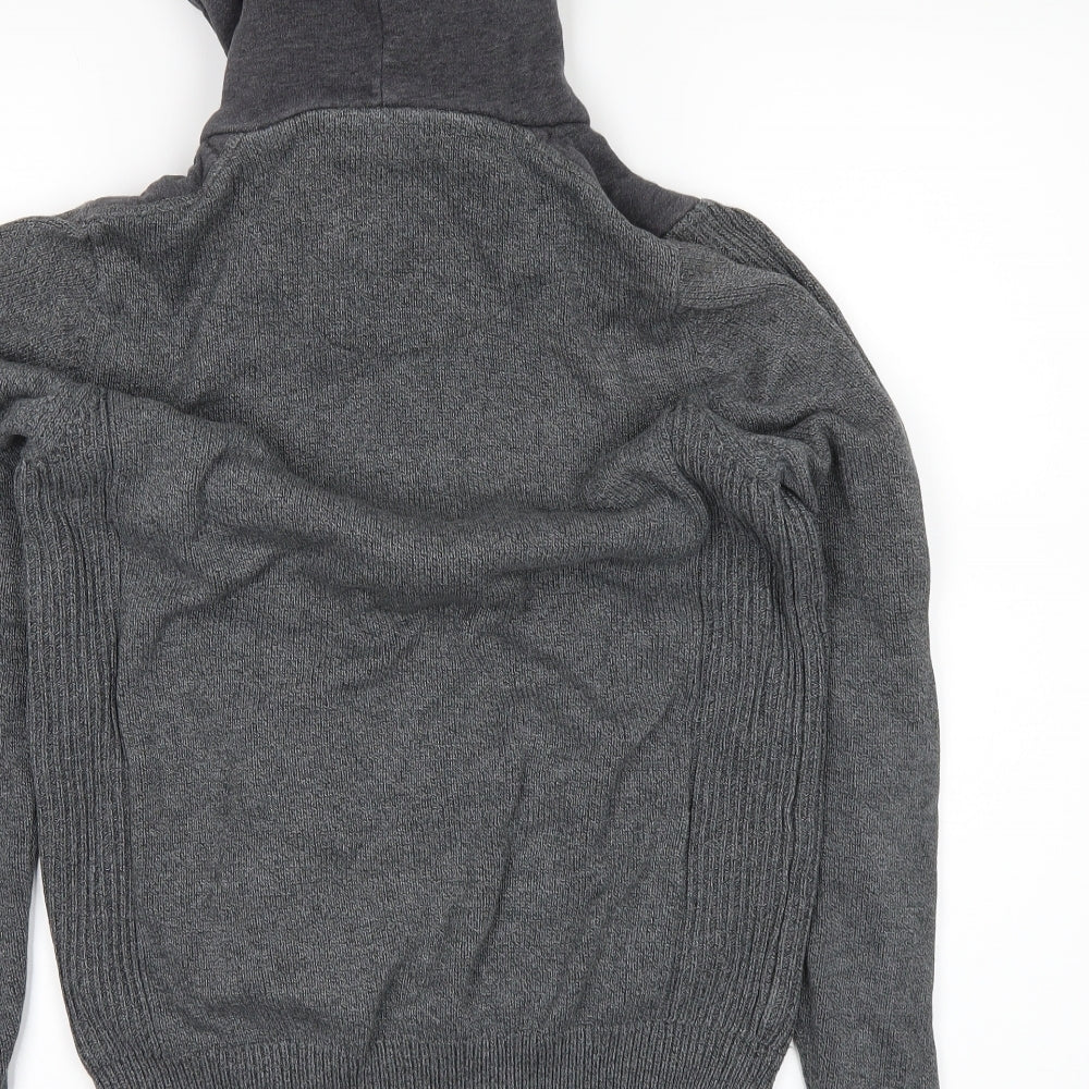 NEXT Mens Grey   Full Zip Hoodie Size S