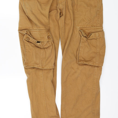 afs Mens Brown   Cargo Trousers Size 34 L28 in