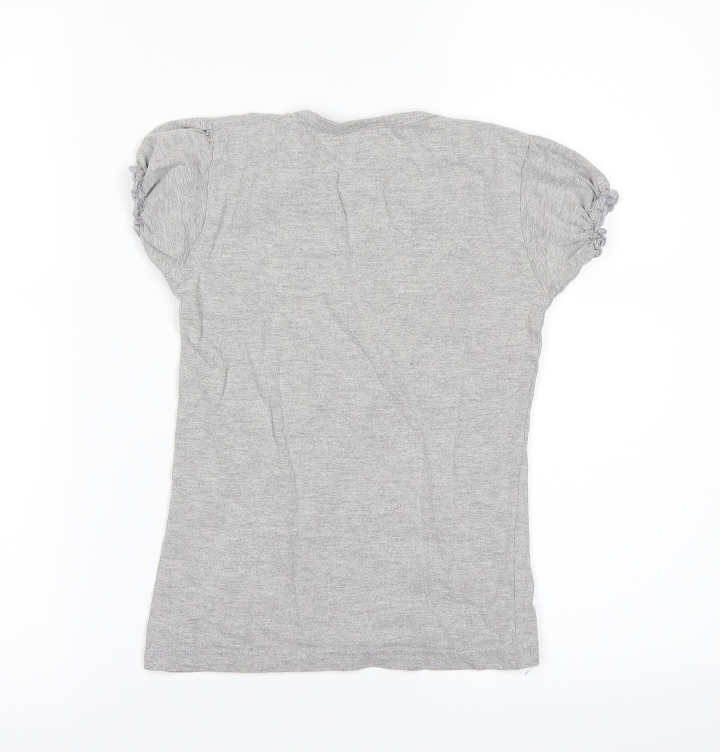 sweet Girls Grey   Basic T-Shirt Size 8 Years
