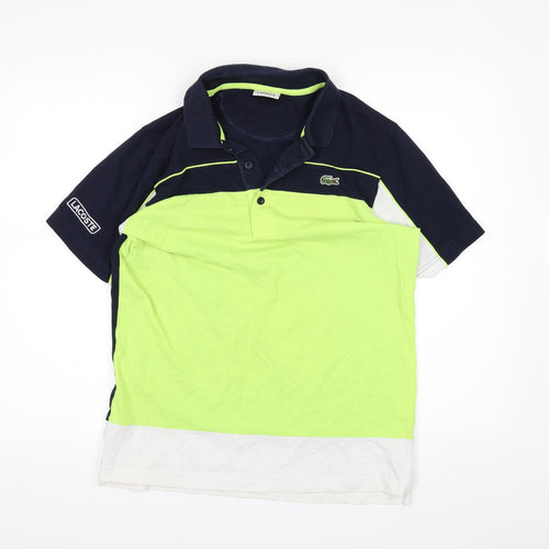 Lacoste Mens Blue    Polo Size S