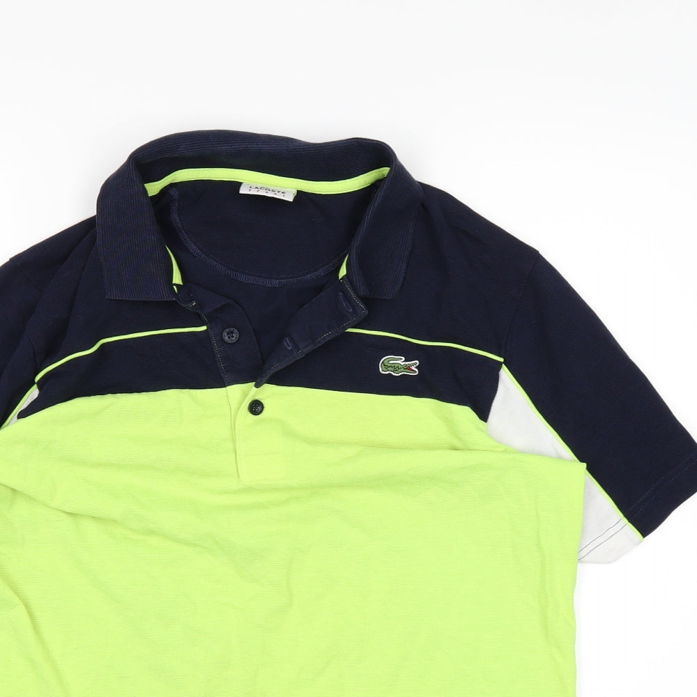 Lacoste Mens Blue    Polo Size S