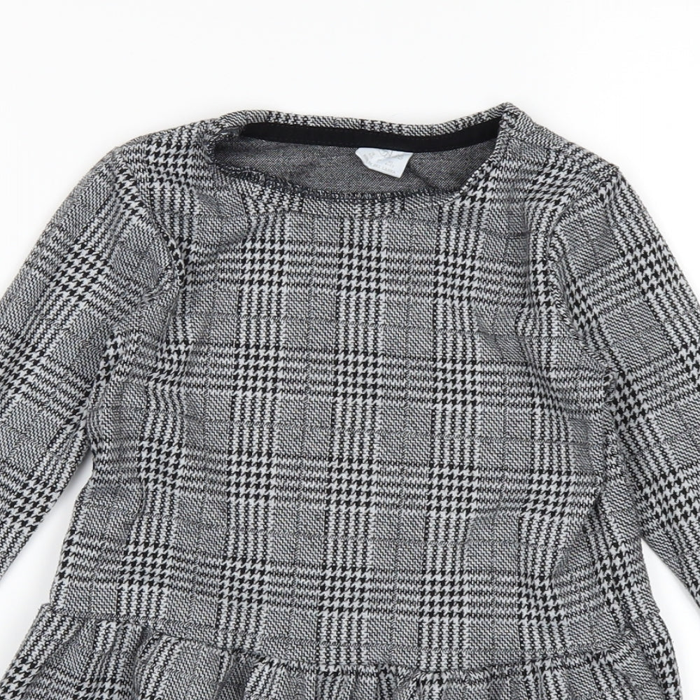 F&F Girls Black   Basic T-Shirt Size 4-5 Years