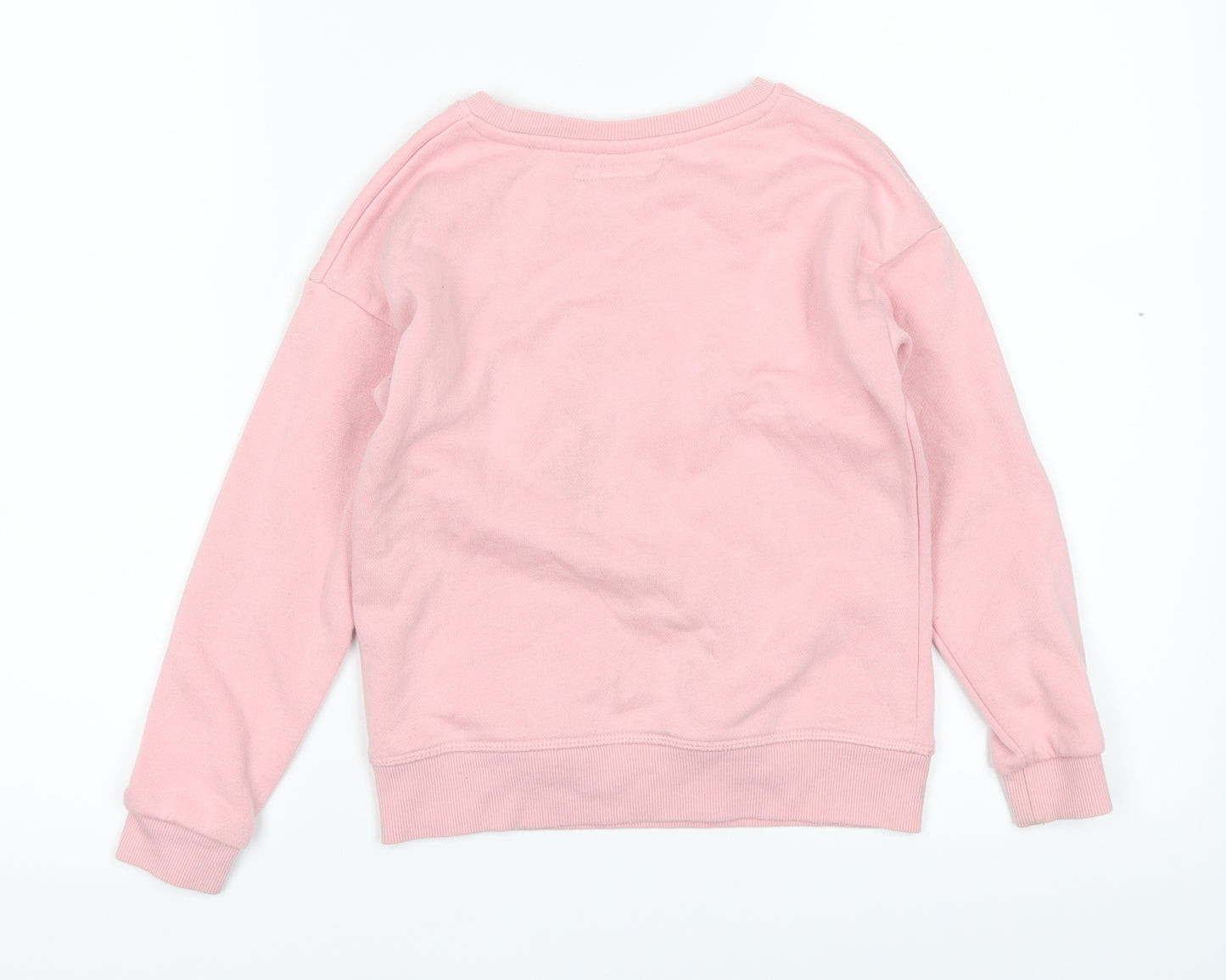 Primark Girls Pink   Pullover Jumper Size 6-7 Years