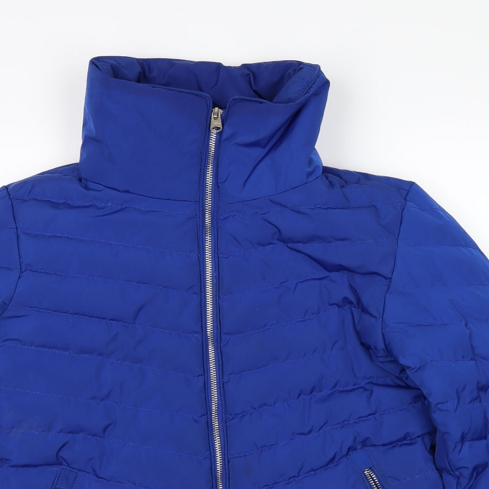 Tokyo Laundry Womens Blue   Puffer Jacket Coat Size 10