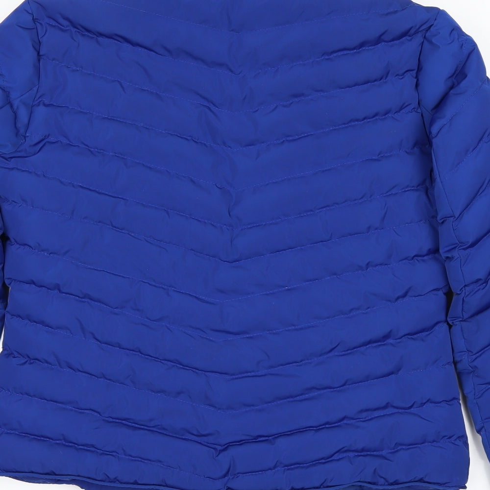 Tokyo Laundry Womens Blue   Puffer Jacket Coat Size 10