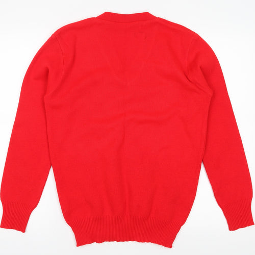 JCB Womens Red   Pullover Jumper Size 38