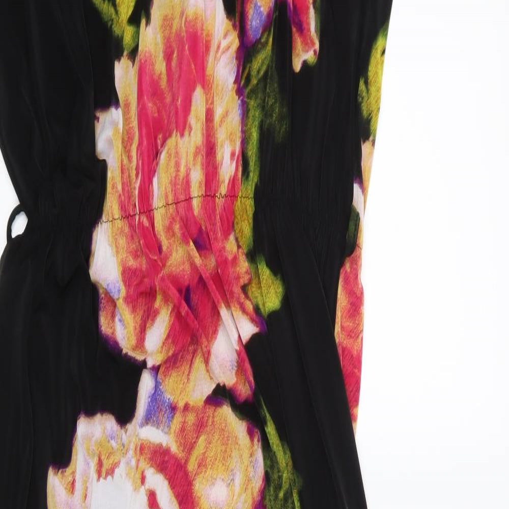 New Look Womens Black Floral  Maxi  Size 14