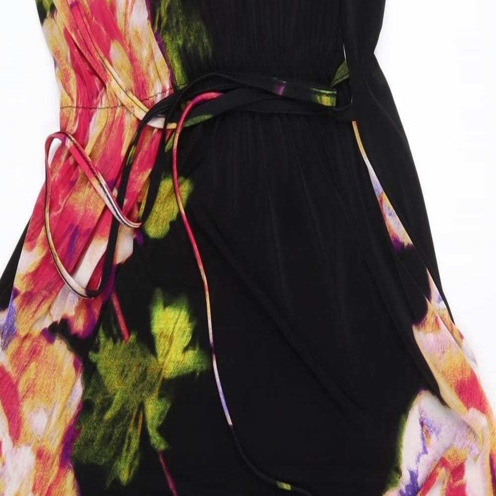 New Look Womens Black Floral  Maxi  Size 14