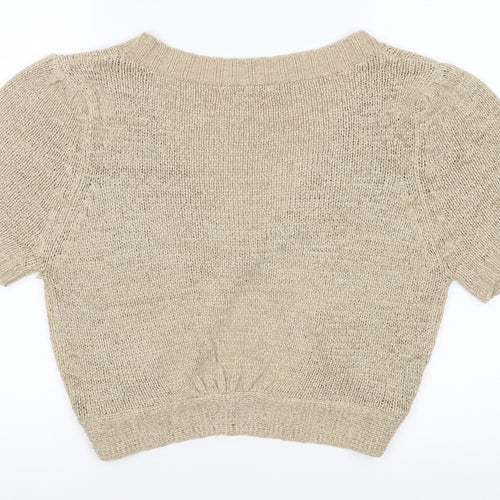 George Womens Beige   Cardigan Jumper Size 14
