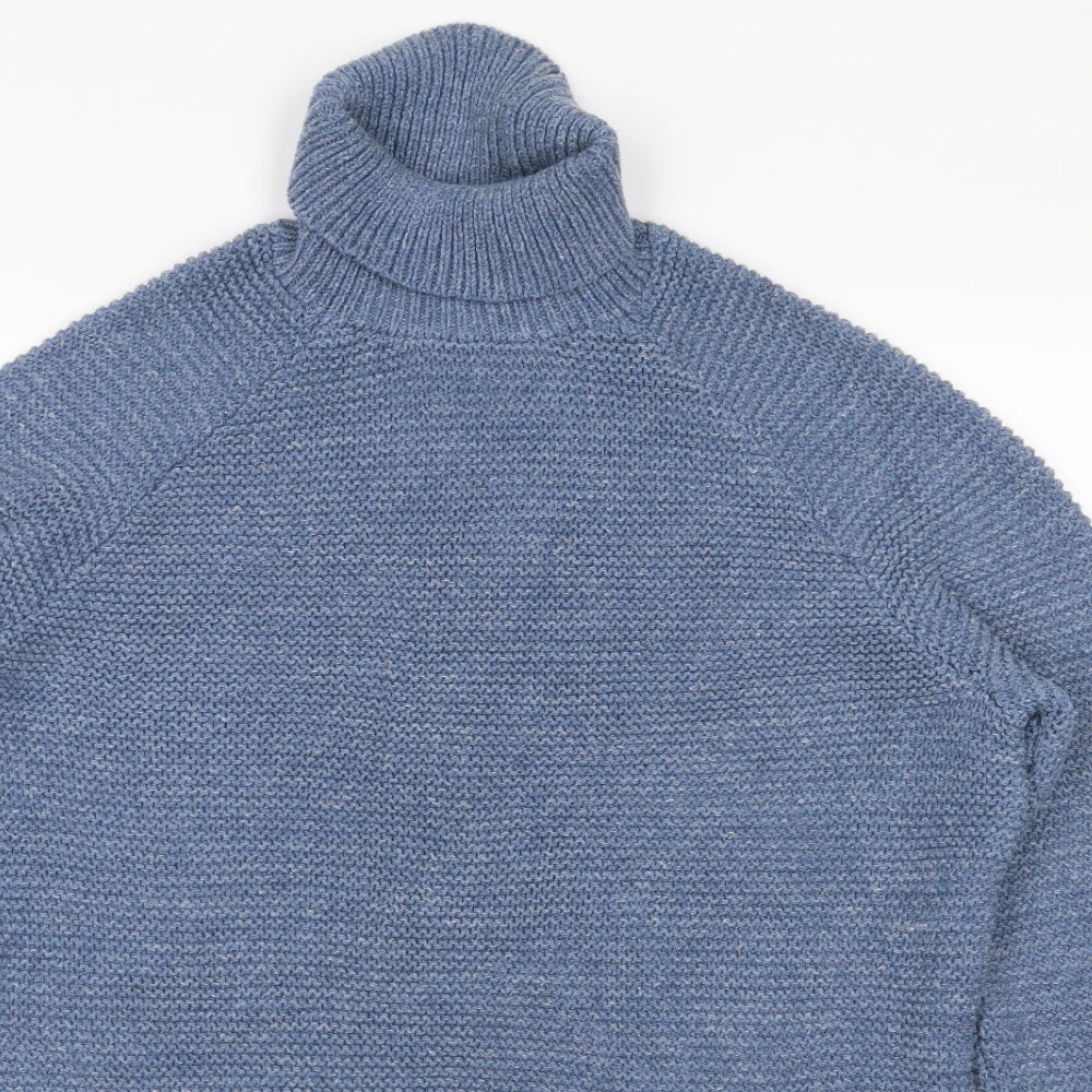 Melka Mens Blue   Pullover Jumper Size L
