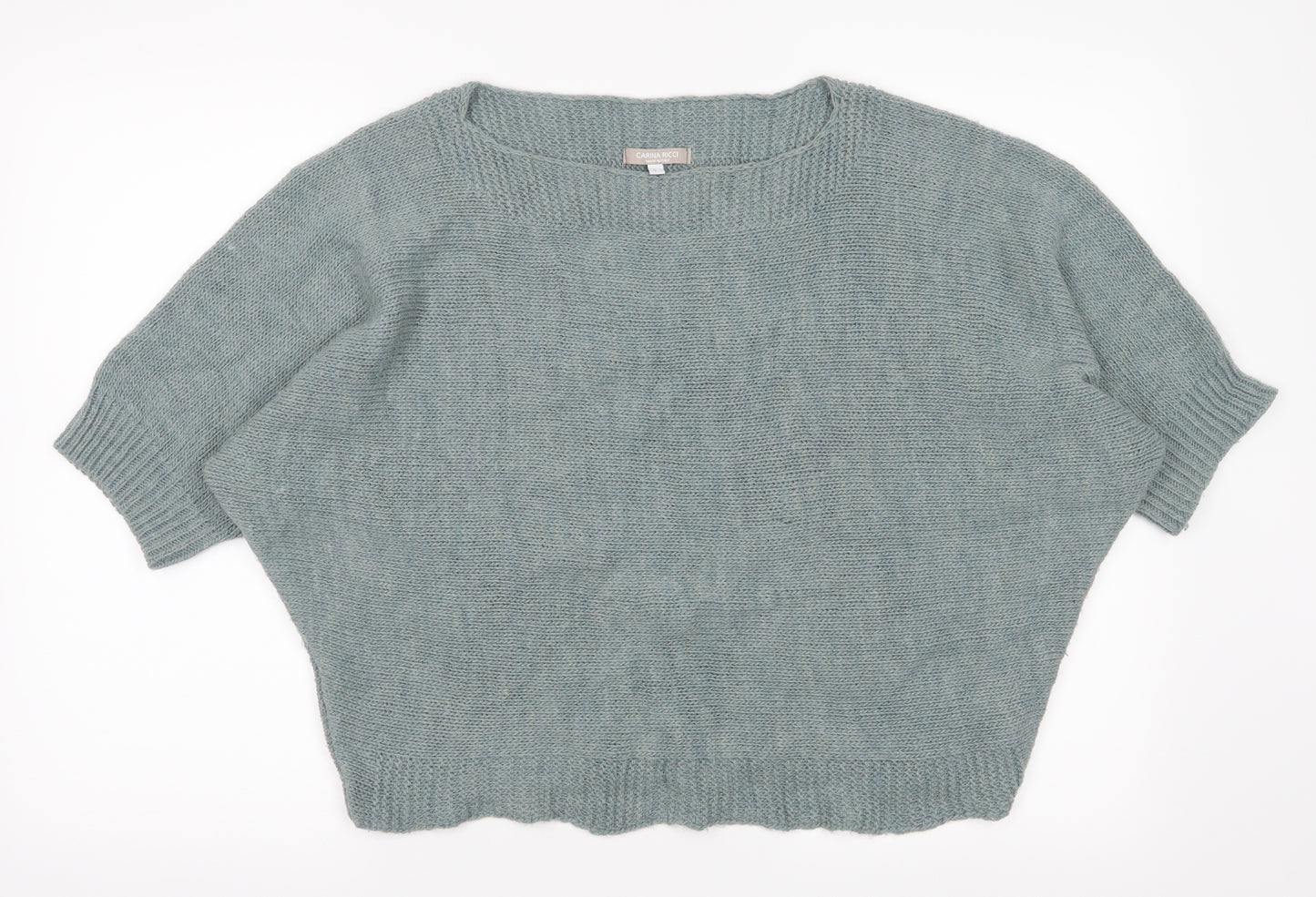 Carina Ricci Womens Blue   Pullover Jumper Size S