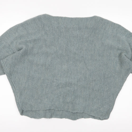 Carina Ricci Womens Blue   Pullover Jumper Size S