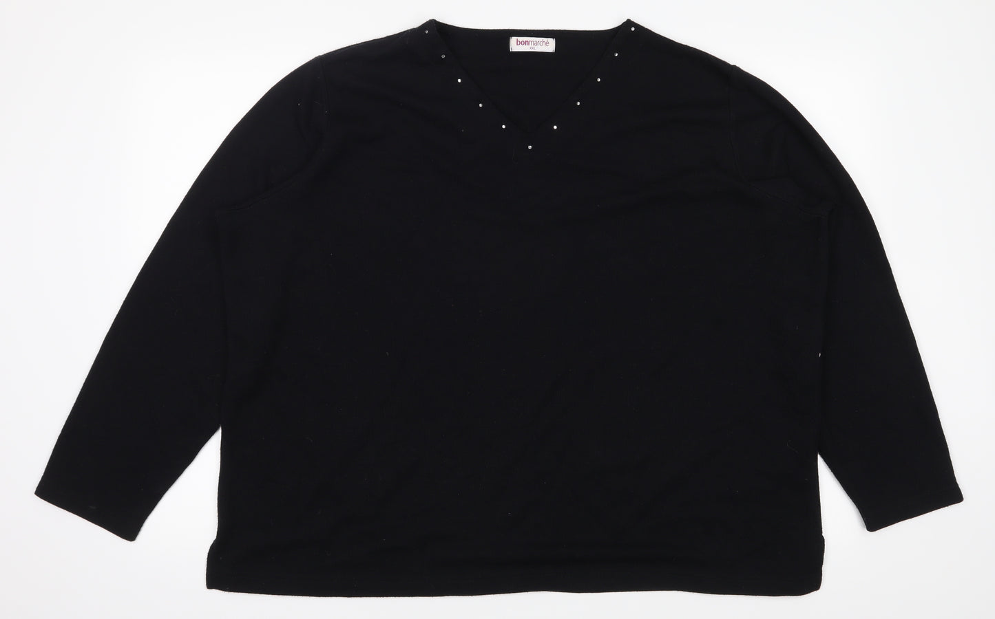 Le Bon Marché Womens Black   Pullover Jumper Size XL