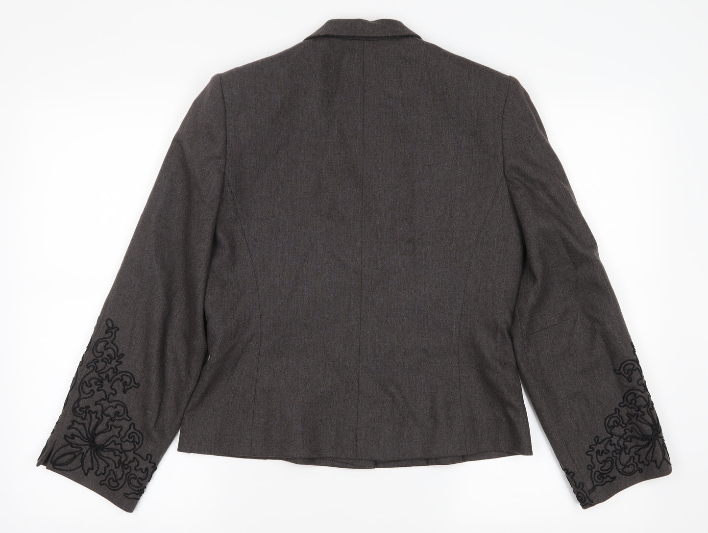 Minuet Womens Grey   Jacket Blazer Size 10