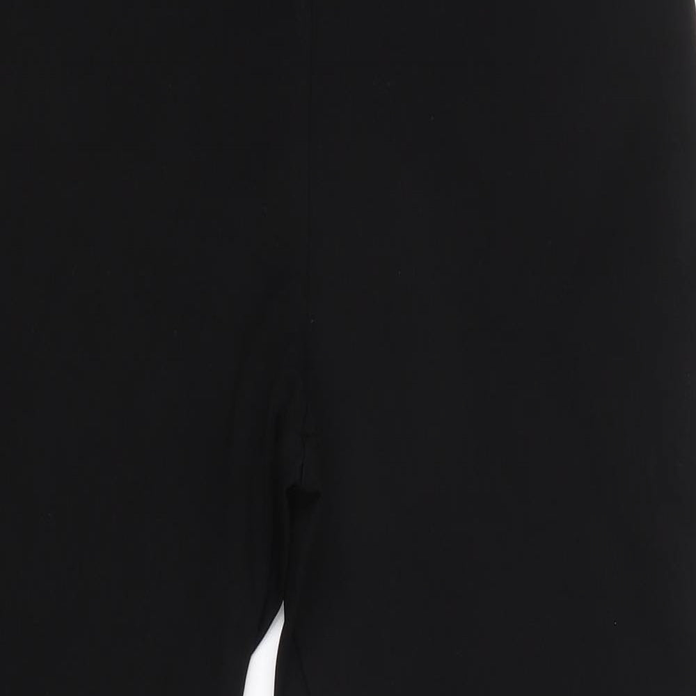 NEXT Womens Black   Cropped Leggings Size 12 L22 in