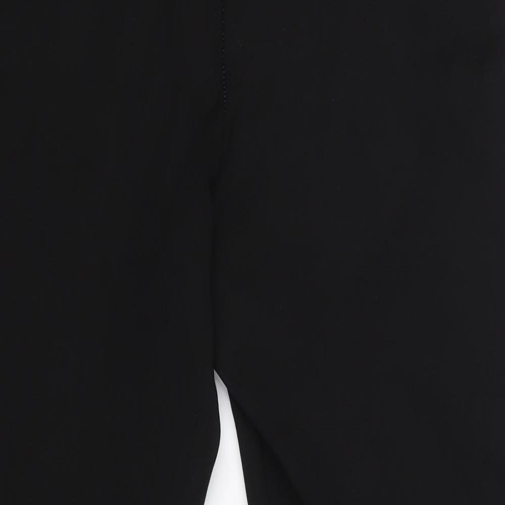 NEXT Womens Black   Cropped Leggings Size 12 L22 in