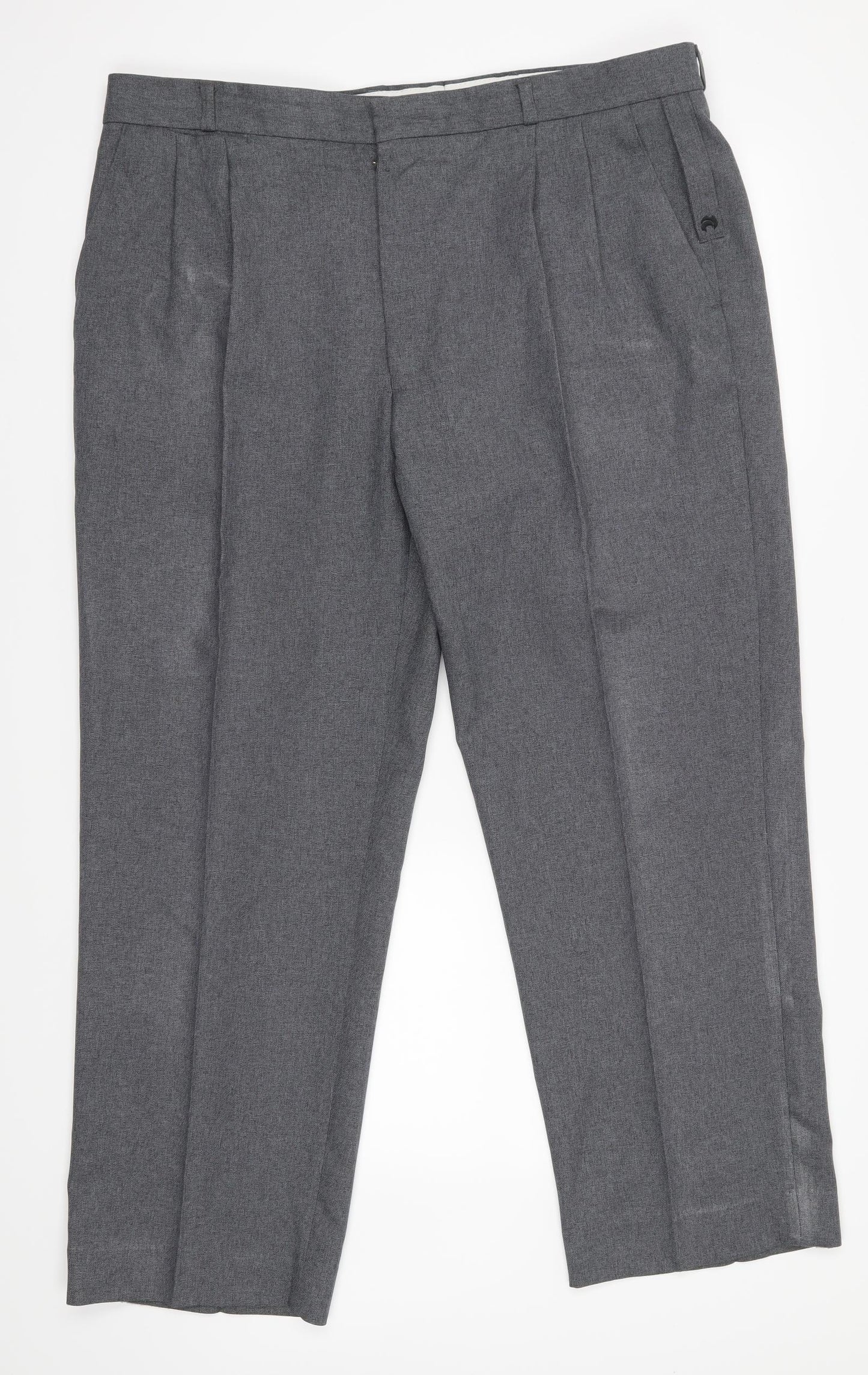 Henselite Mens Grey   Trousers  Size 38 L29 in