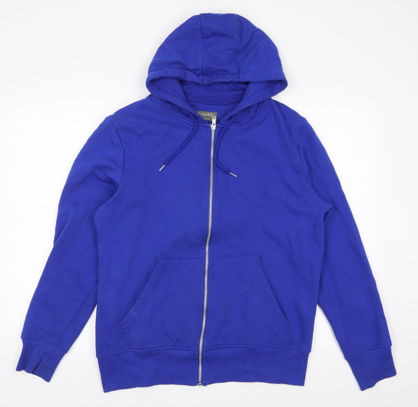 Primark Mens Blue   Full Zip Hoodie Size L