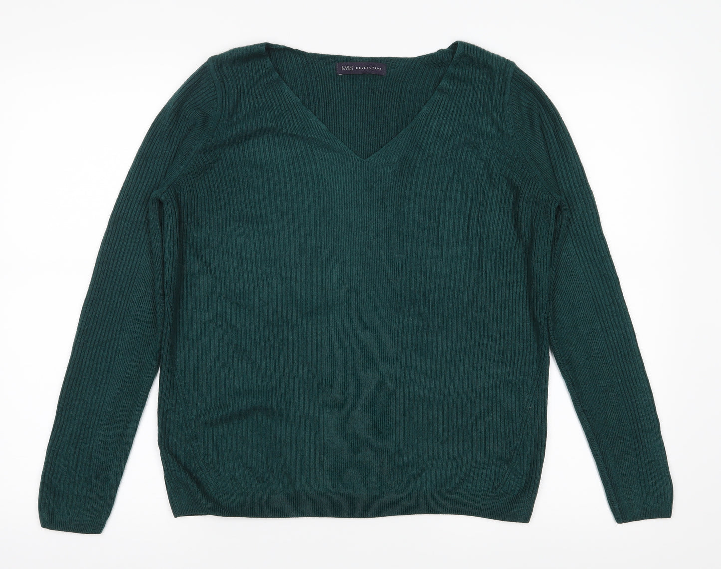 Marks and Spencer Womens Green   Pullover Jumper Size 12