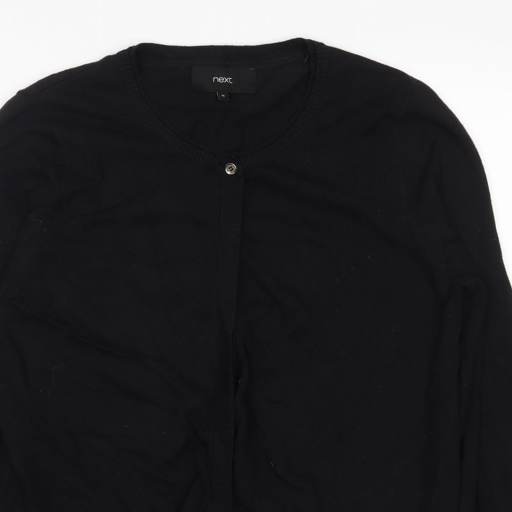 NEXT Womens Black   Cardigan Jumper Size 14