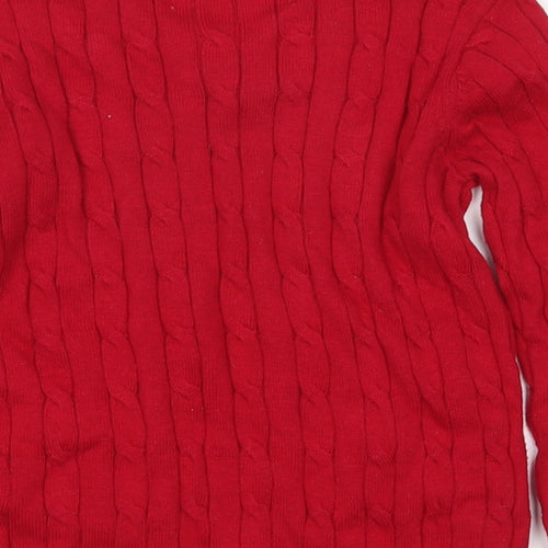 Hampton Republic Boys Red   Pullover Jumper Size 18-24 Months