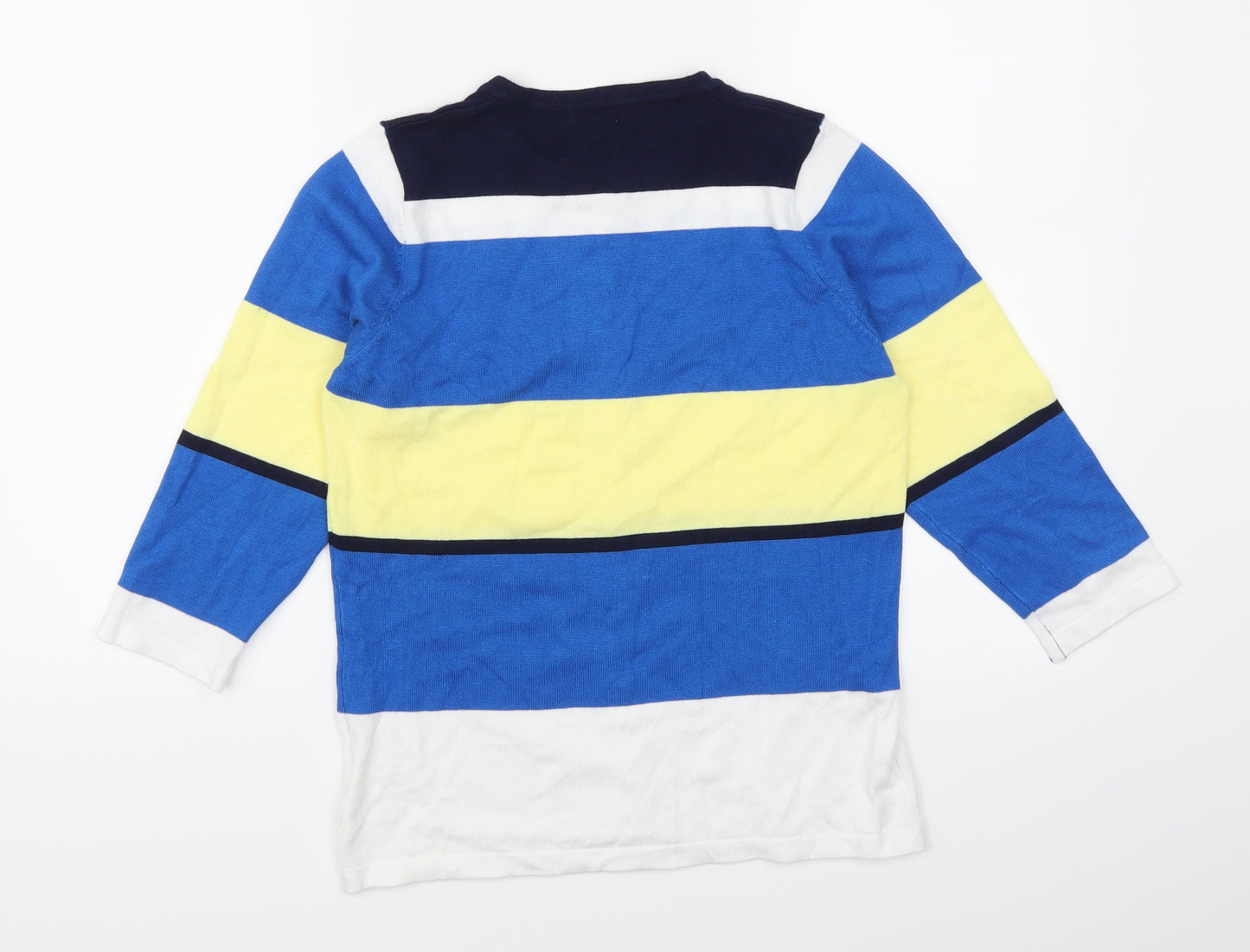 Text Womens Multicoloured Striped  Cape Jumper Size S
