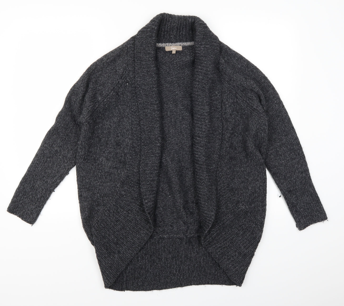 Soon Womens Grey   Cardigan Jumper Size S