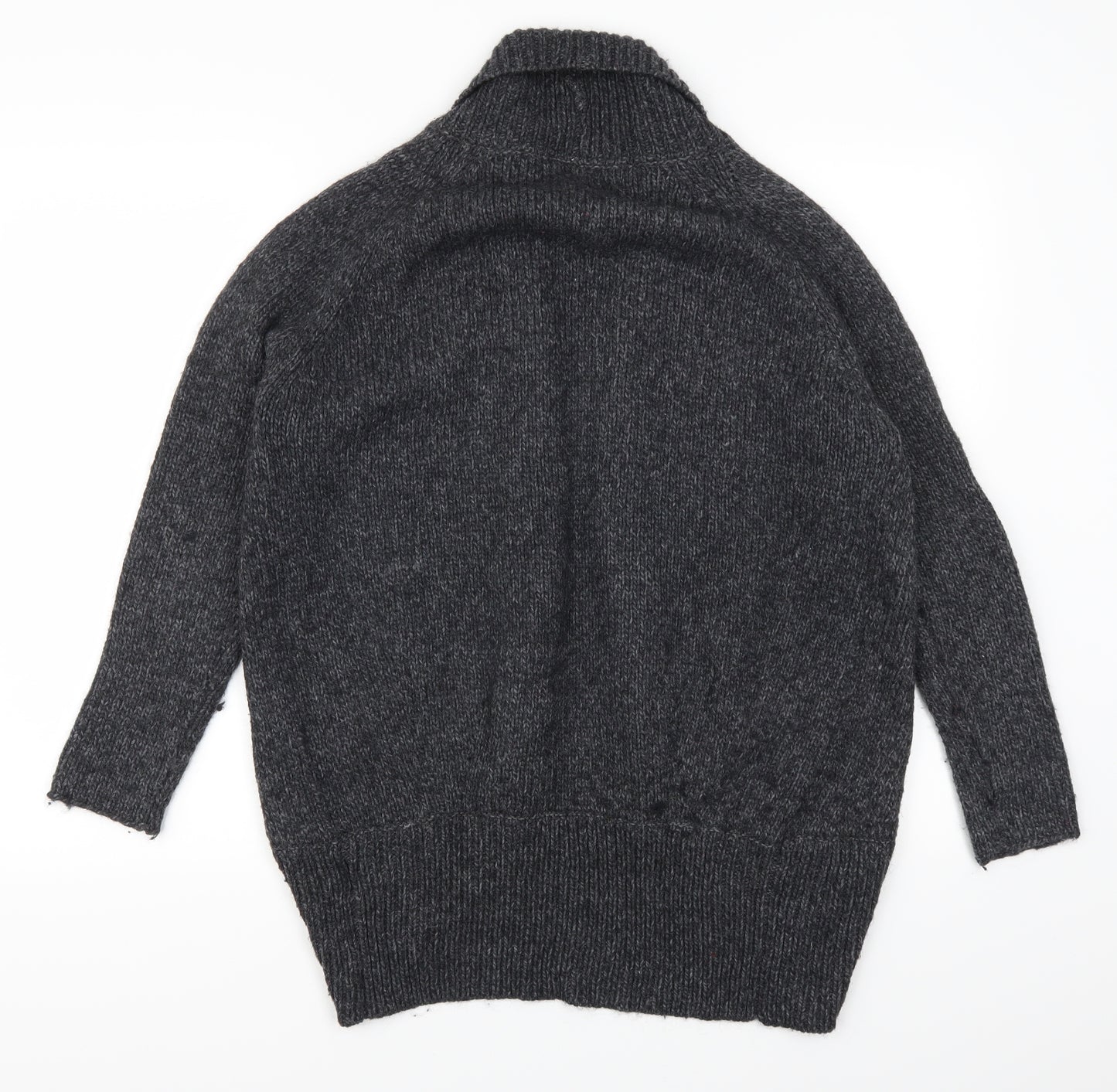Soon Womens Grey   Cardigan Jumper Size S