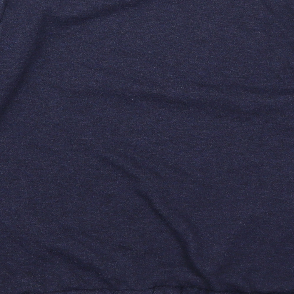 George Womens Blue   Henley Sweatshirt Size 12