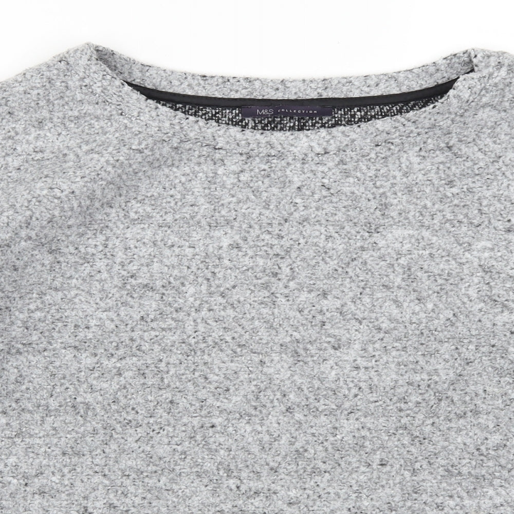 Marks and Spencer Womens Grey   Pullover Jumper Size 16