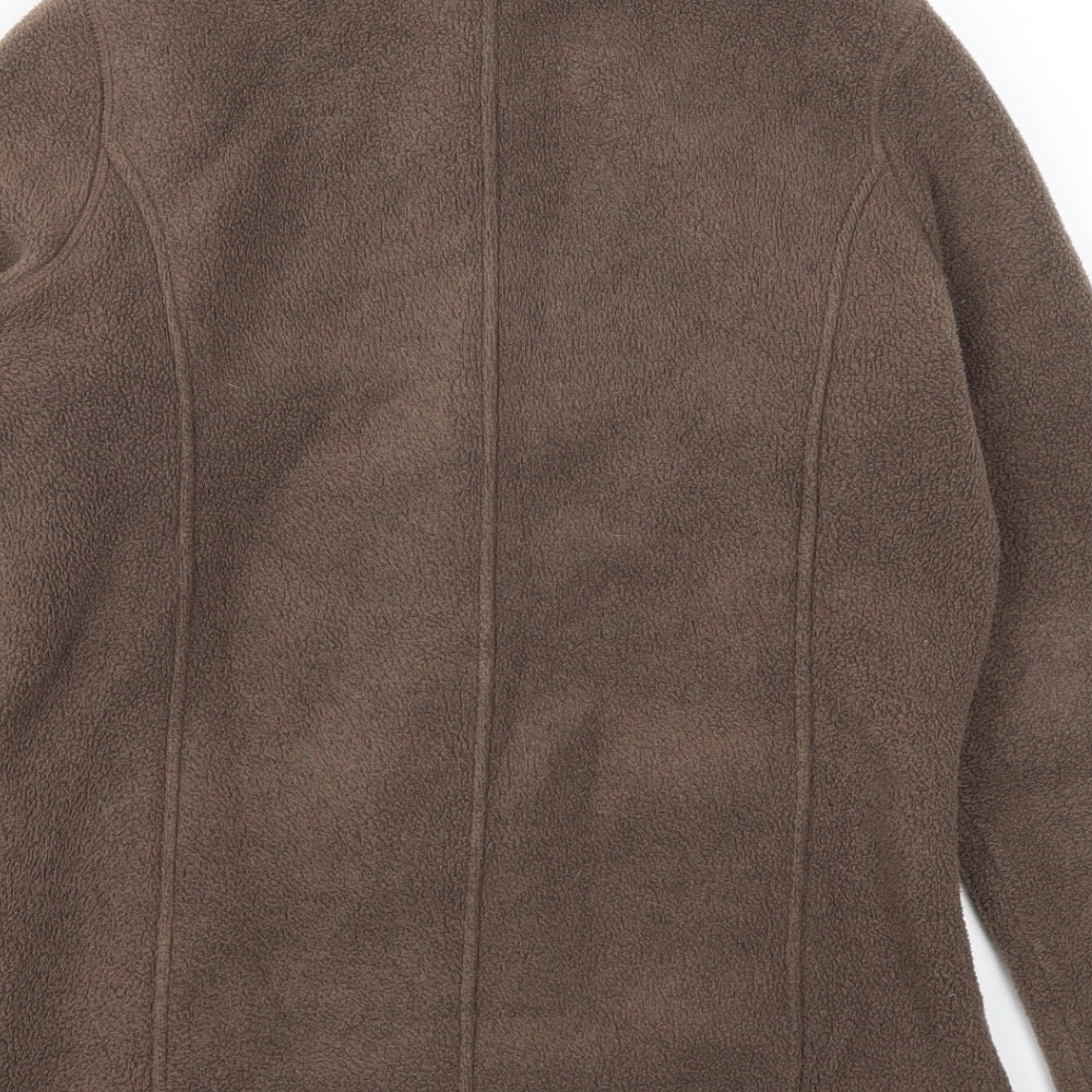 Marks and Spencer Womens Brown  Fleece Jacket  Size 12