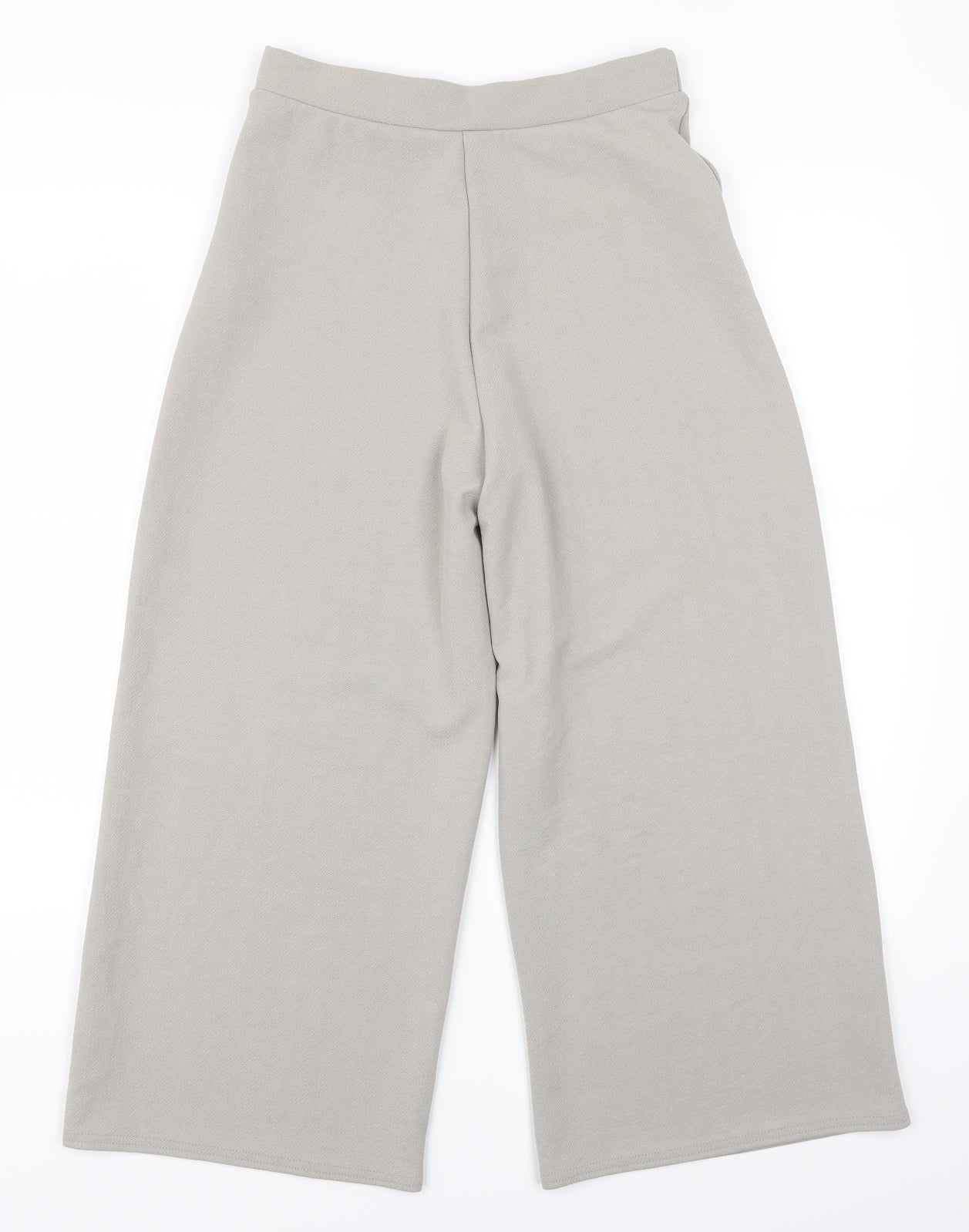 Boohoo Womens Grey   Trousers  Size 12 L23 in