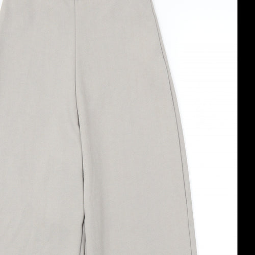Boohoo Womens Grey   Trousers  Size 12 L23 in
